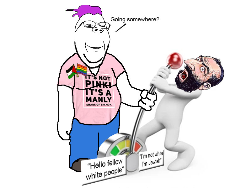 Palechad putting a Jewish Honky in his place